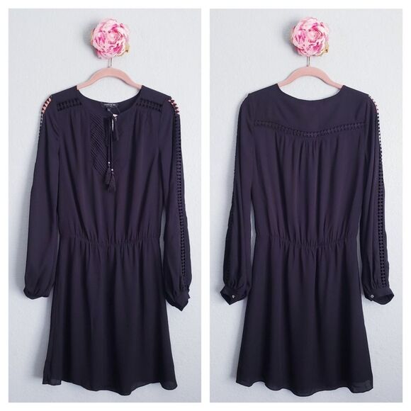 Lafayette 148 New York Dresses & Skirts - Lafayette‎ 148 Black Long Sleeve Peasant Dress